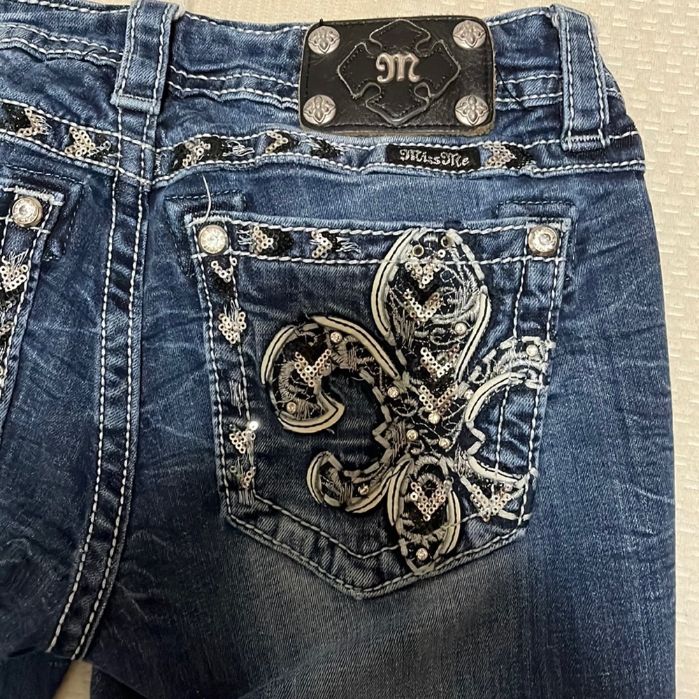 Womens Miss Me bootcut jeans size 28